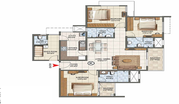 Birla Trimaya Floor Plan